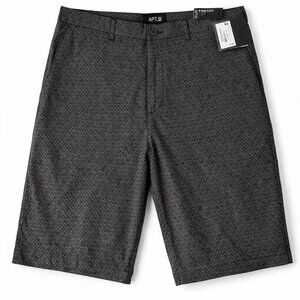 APT 9 Men’s Stretch Shorts Gray Patterned Size 40 NWT